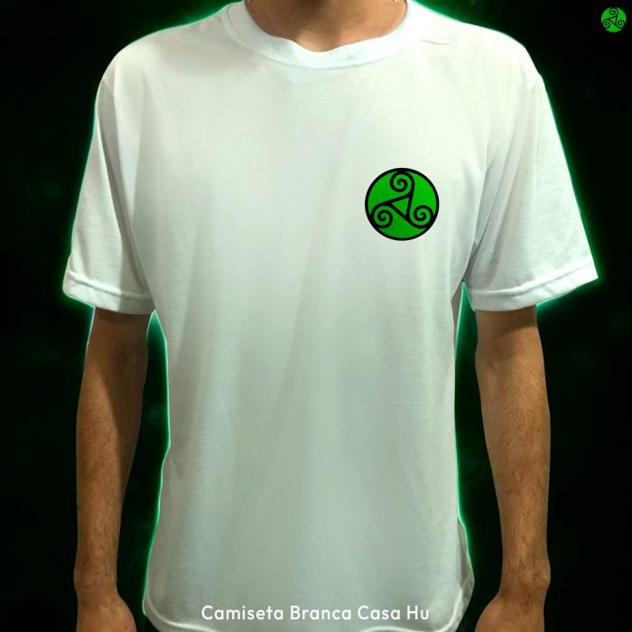 Camiseta Casa Hu - Teralux Rúnico - Branca