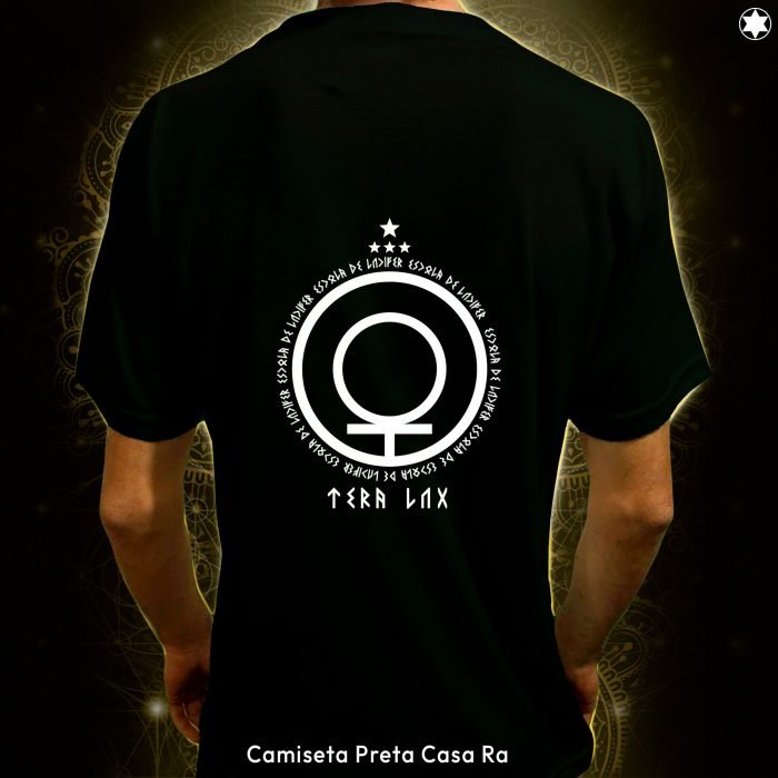 Camiseta Casa Ra - Teralux Rúnico - Preta - Image 2