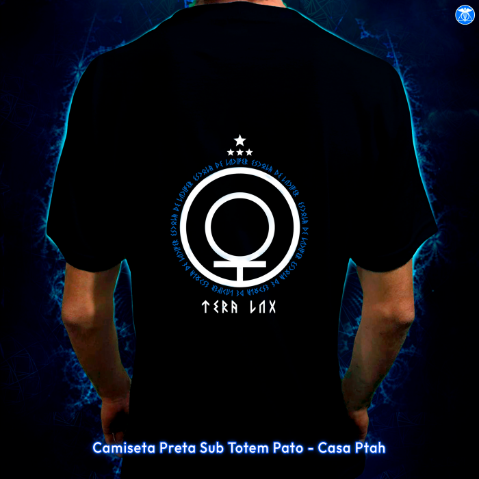 Camiseta Preta Sub Totem Pato - Casa Ptah - Image 2