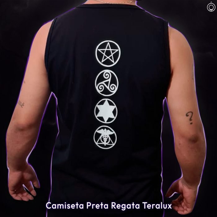 Camiseta Regata Preta Teralux Roxo - Image 2
