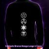 Camiseta Preta Manga Longa 4 Casas - Image 2