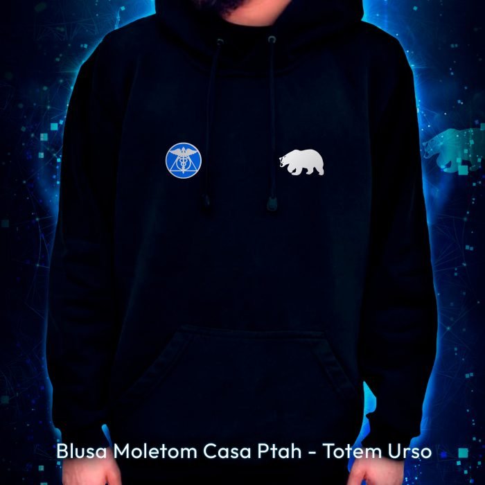 Moletom Totem Urso - Casa Ptah