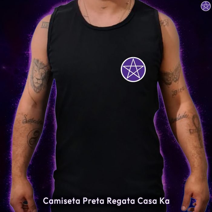 Camiseta Regata Preta Casa Ka
