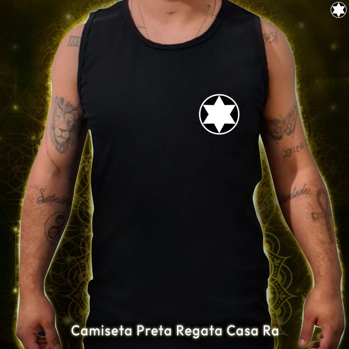 Camiseta Regata Preta Casa Ra
