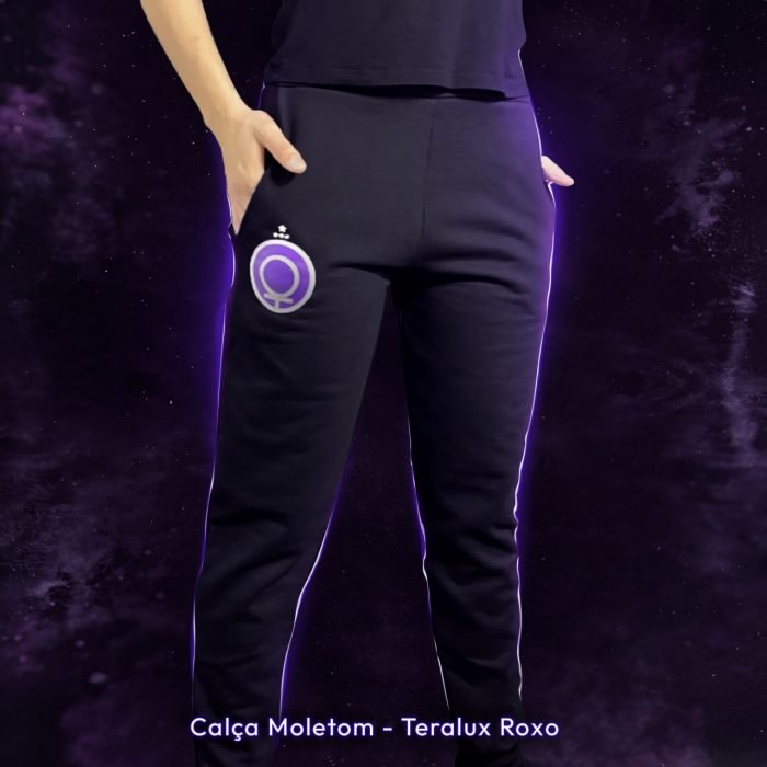 Calça de Moletom Teralux Roxo