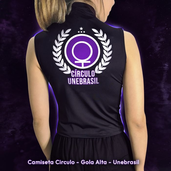 Camiseta Círculo - Gola Alta - Teralux Roxo - Image 2