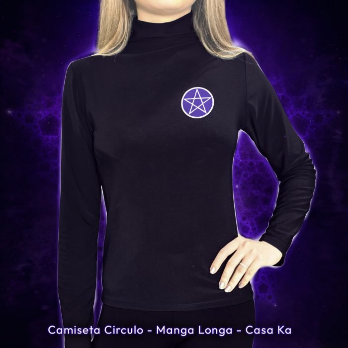 Camiseta Círculo - Manga Longa - Casa Ka