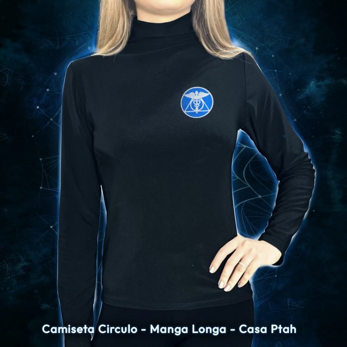 Camiseta Círculo - Manga Longa - Casa Ptah